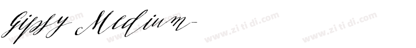 Gipsy Medium字体转换